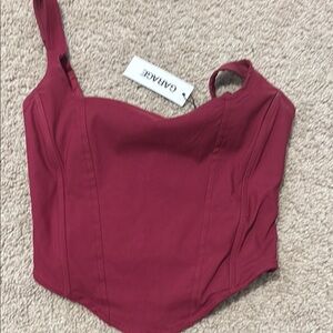 Garage Women's Burgundy Bodysuit